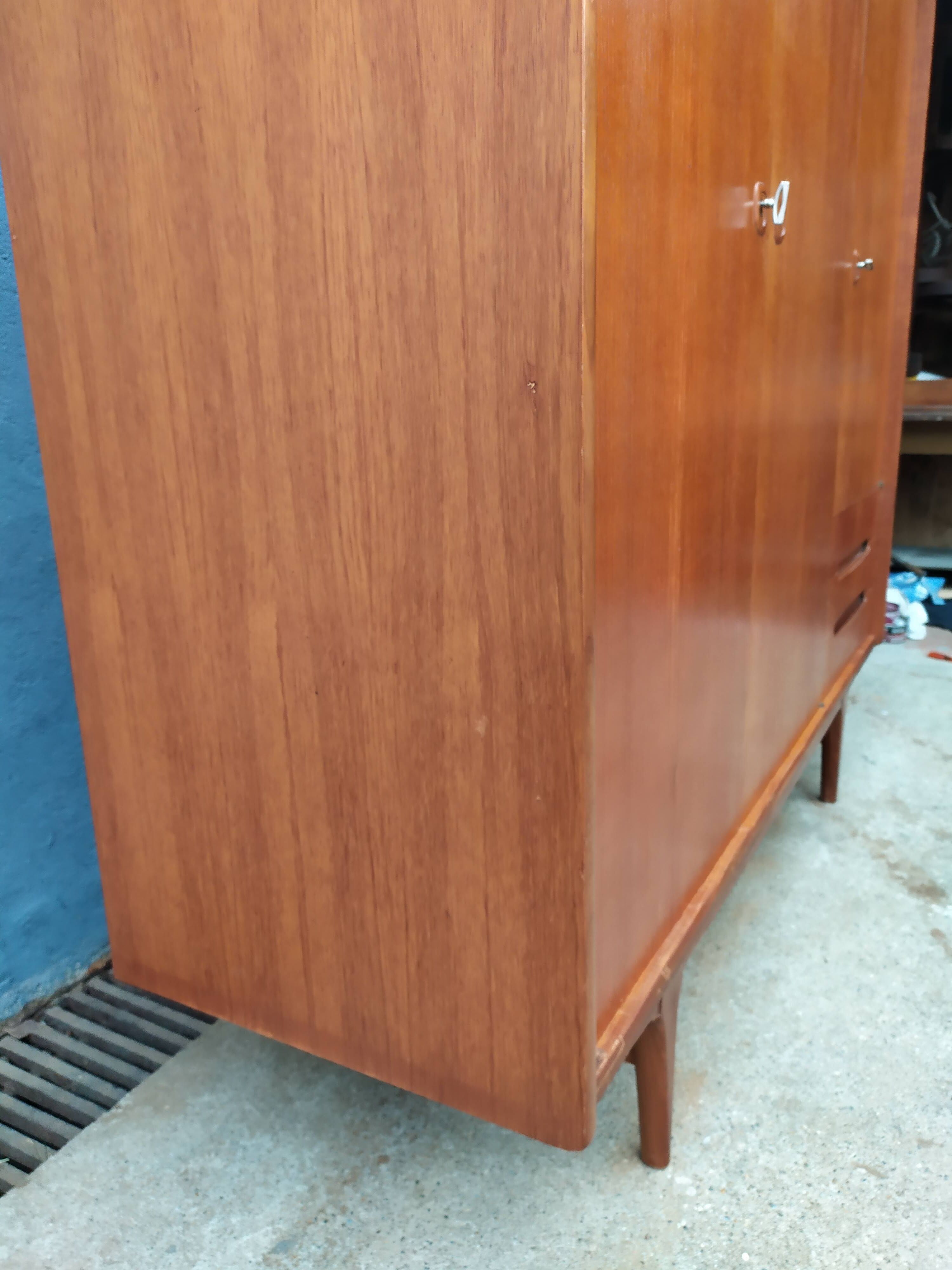 Scandinavian wardrobe teak