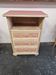 Wooden bedside table