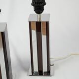 Pair of table lamp legs 70s