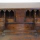 Antique subtle English secretaire from the early 19th century