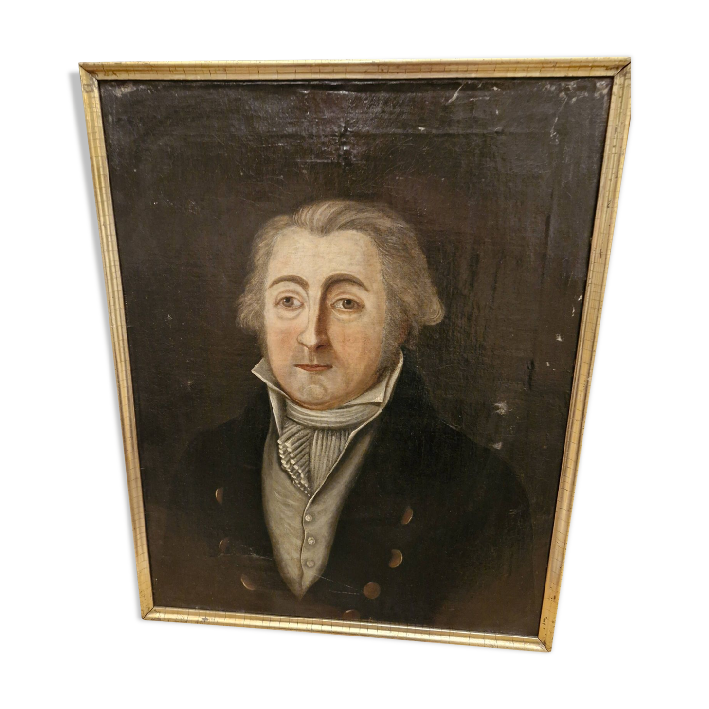 18th century, portrait of a man oil on canvas