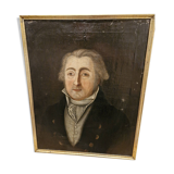 18th century, portrait of a man oil on canvas