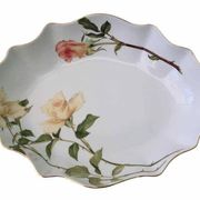 Hand painted porcelain fruit bowl