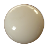 Plafonnier en opaline demi-lune 1950