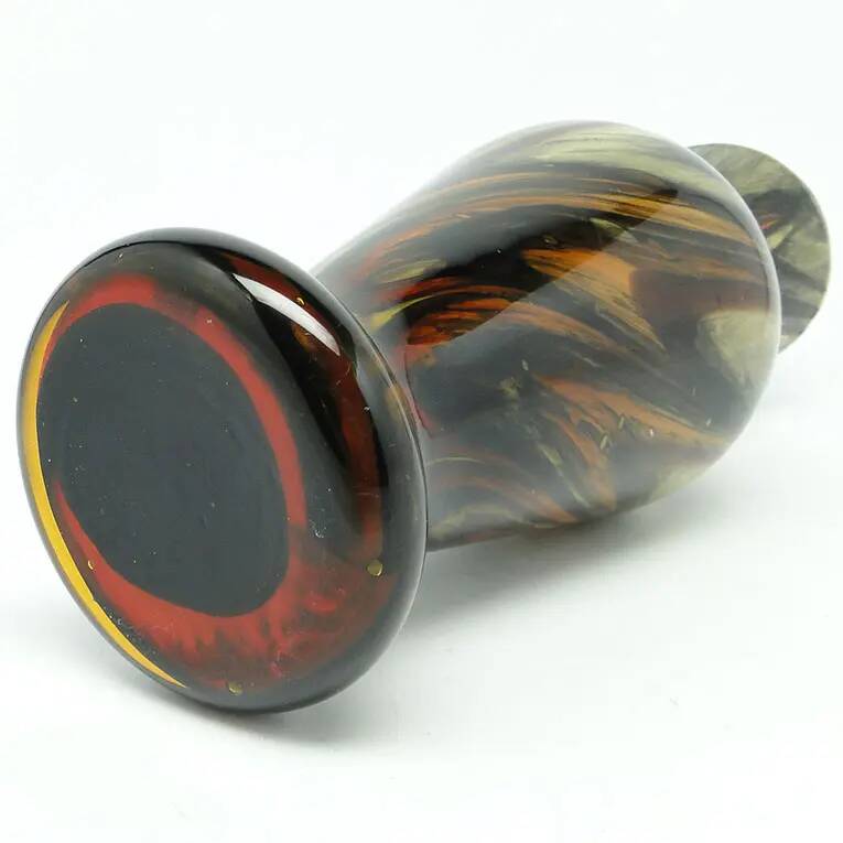 Mid-century modern vase, glass, Alum Bay Isle of Wight, United Kingdom, 1950s