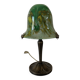 Lampe art nouveau en verre soufflé