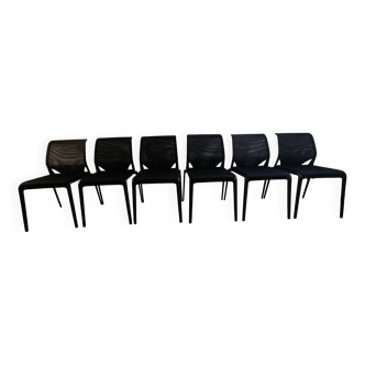 6 Vitra MedaSlim chairs By Alberto Meda