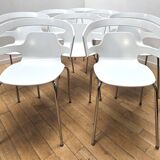 Suite of 8 Segesta 500 chairs, Alias