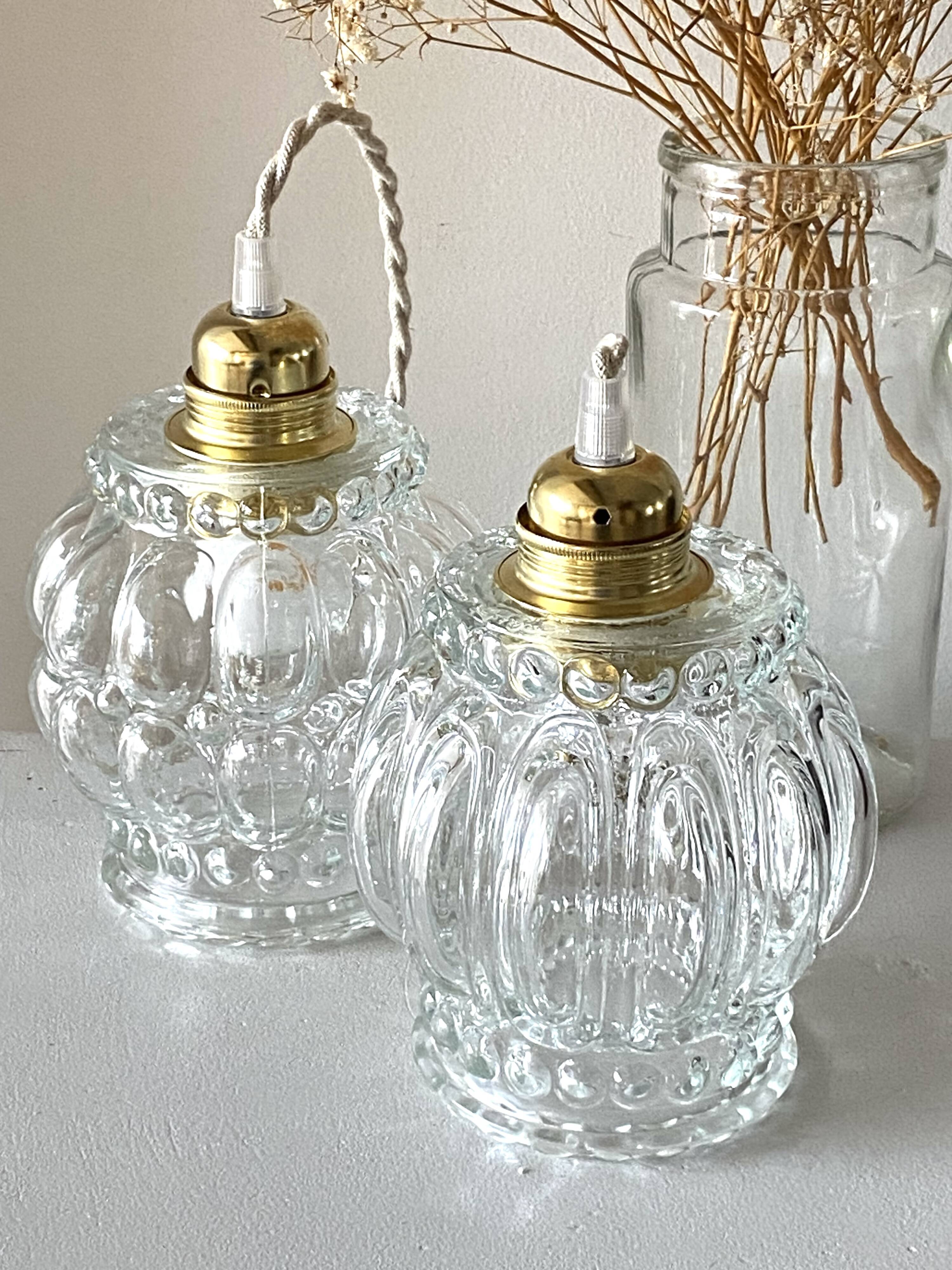 Suspension cascade glass "bubble"