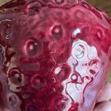 Strawberry slip jam jar