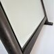 Vintage patinated metal shoe mirror