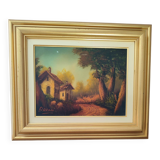 Oil painting by Baroni