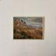 Peinture à l'huile sur toile "Falaise et montagnes" n°64