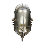 Industrial porthole wall lamp from the 1950s
