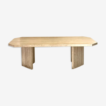 Table basse travertin 1970