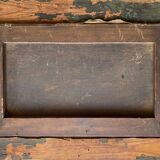 Marine painting "animated lake landscape" HST Italy Switzerland? Nineteenth century