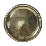Old moroccan tray in gilded copper