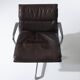 Pair of brown leather sofa pads, Herman Miller, 1970s
