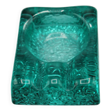 Old vintage design glass ashtray Pukeberg Kosta Boda