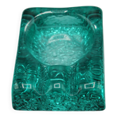 Old vintage design glass ashtray Pukeberg Kosta Boda