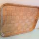 Top imitation braided wood / vintage 60s-70s
