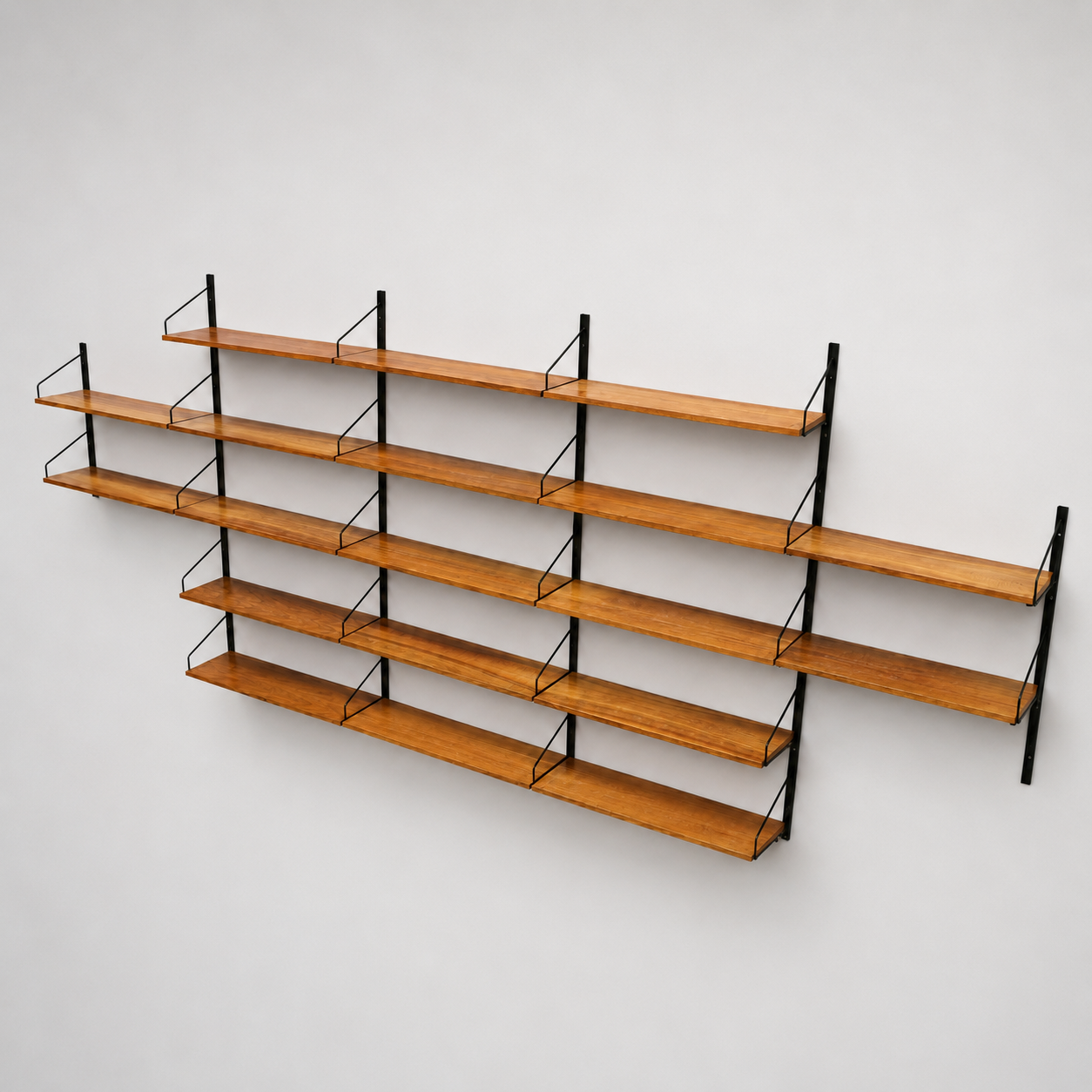 Large vintage wall shelf from the 1960s