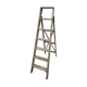 Wooden painter's stepladder