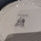 6 assiettes à desserts vintage écru liseré doré porcelaine Niderviller modèle Amiens
