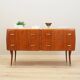 Mahogany chest of drawers, Italian design, 1960s, production: Italy