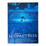Affiche cinéma originale "Le Grand Bleu" Luc Besson 120x160cm 1988