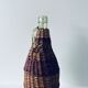 Vintage bottle with wicker