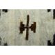 1970s Vintage Turkish Oushak Handmade Wool Cotton Brown Area Rug 146x168