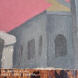 Marc Batime - Oil on canvas - 46 x 65 cm - convent St Just - Lyon
