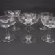 Lot 6 cups champagne mismatched