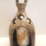 1950s sandstone lantern candle holder
