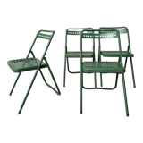 4 folding chairs Plichaise Souvignet