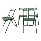 4 folding chairs Plichaise Souvignet