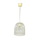 Lampe pendante en fer et verre de Glashütte Limburg, années 1960