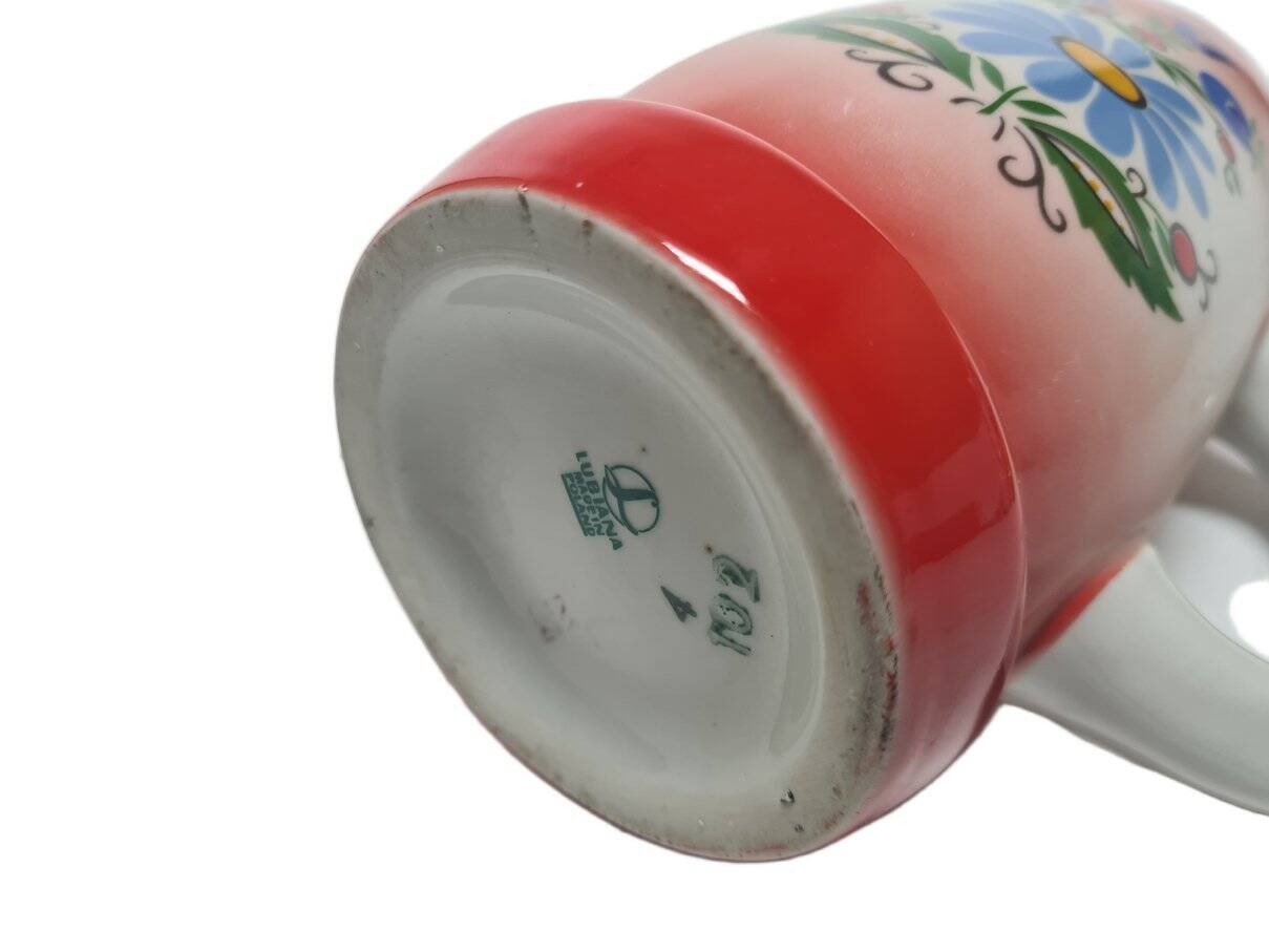 Postmodern beer cup from Lubjana, Poland, 1970s