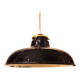 Black Industrial Pendant Lamp, 1950's, Spain