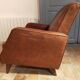 Paire de fauteuils cuir