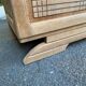 Enfilade Art Deco buffet by Charles Dudouyt, stripped in solid oak, 1930.