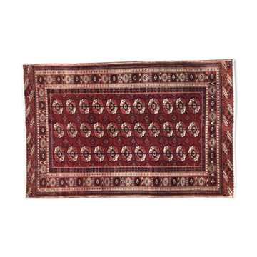 Vintage 126 X 194 CM hand made Persian Bukhara rug