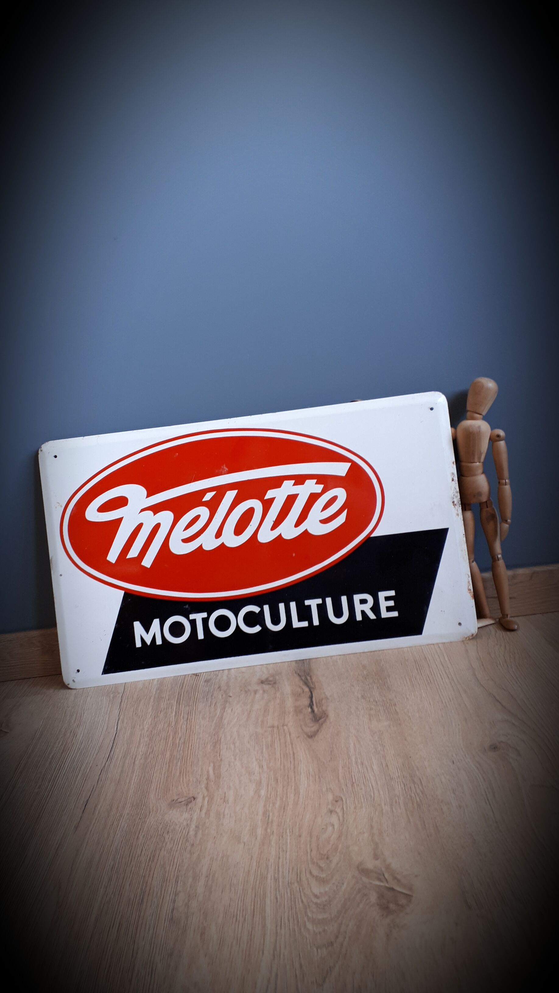 Melotte advertising plate
