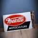 Plaque publicitaire Melotte