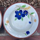 Gien - set of 6 soup plates - Tournefeuille model