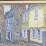 Antique painting by Pierre Boissart (1878-1944) signed country view B8