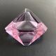 Cendrier en cristal rose