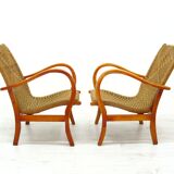 Chaises en corde vintage, 1970