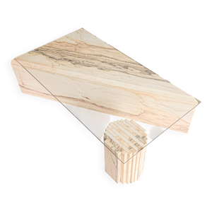 Table basse en marbre - 1980